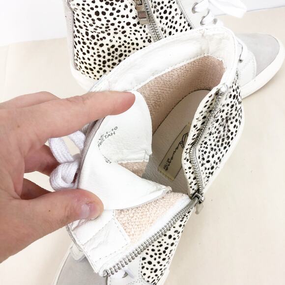 Vintage Havana Womens Wild Chita Remiee Boots 10 White Studded Snakeskin EUC - Picture 10 of 13